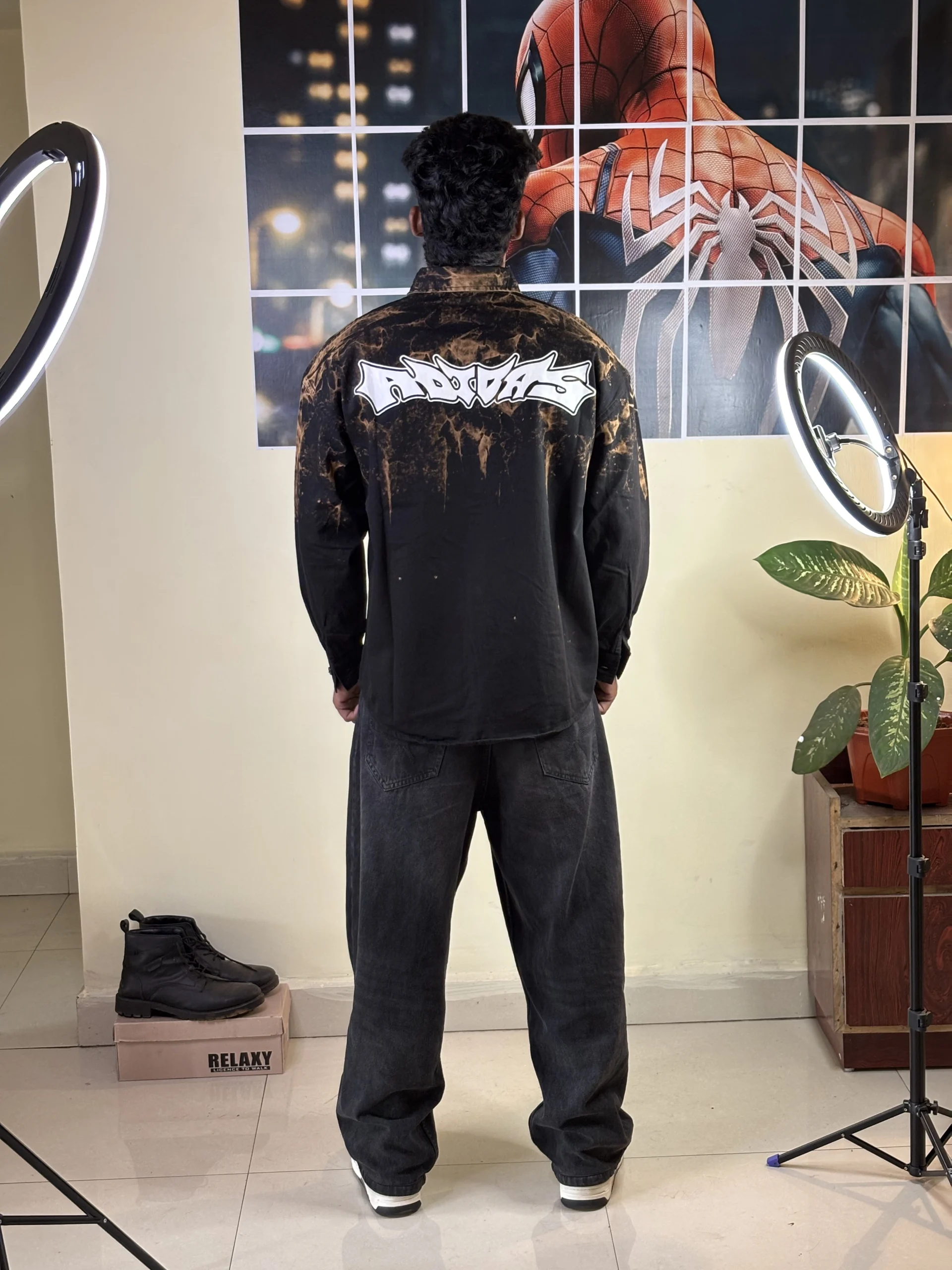 Acid wash black shirt - Image 3