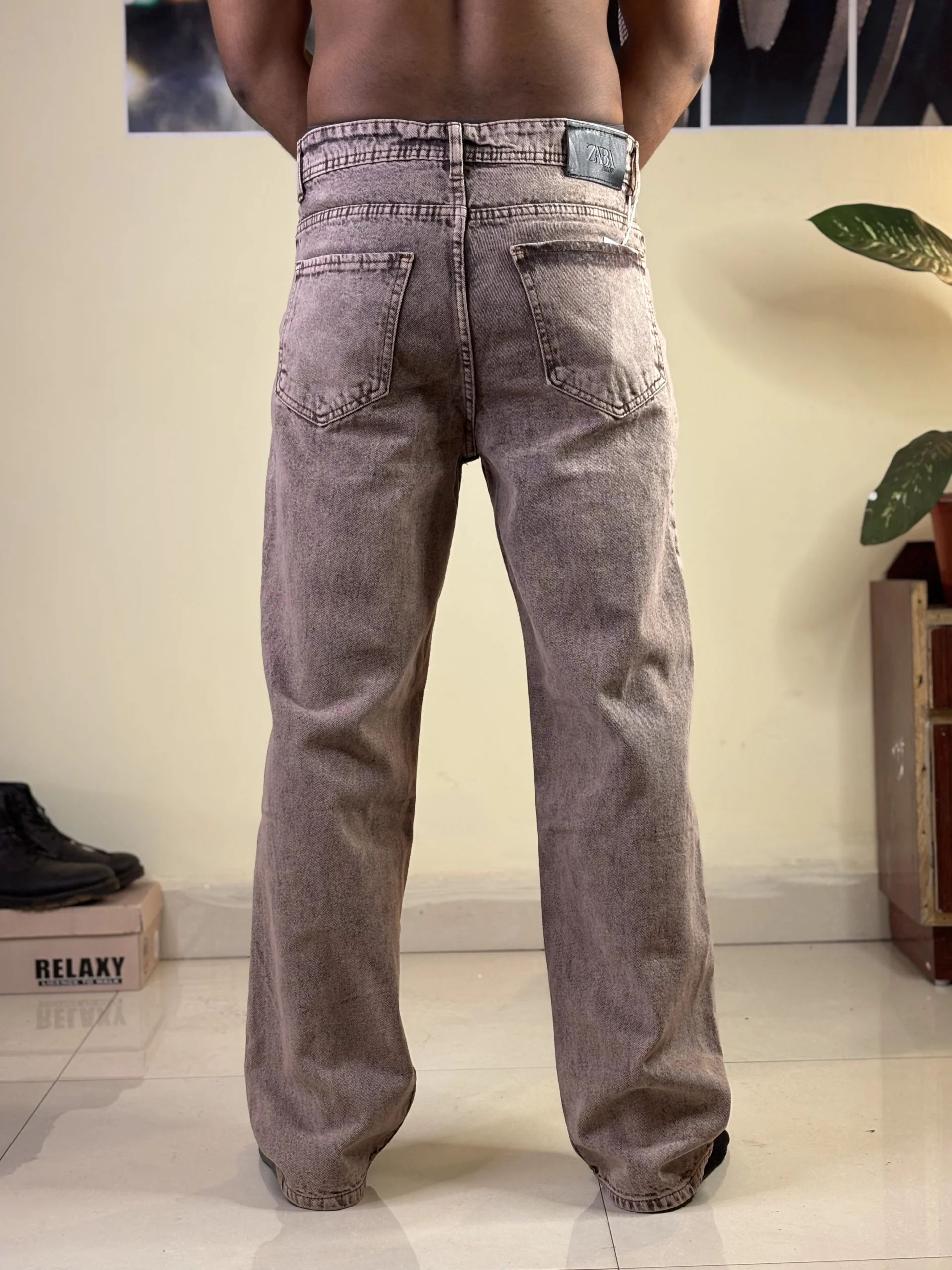 Dusty Rose Baggy Jean - Image 2