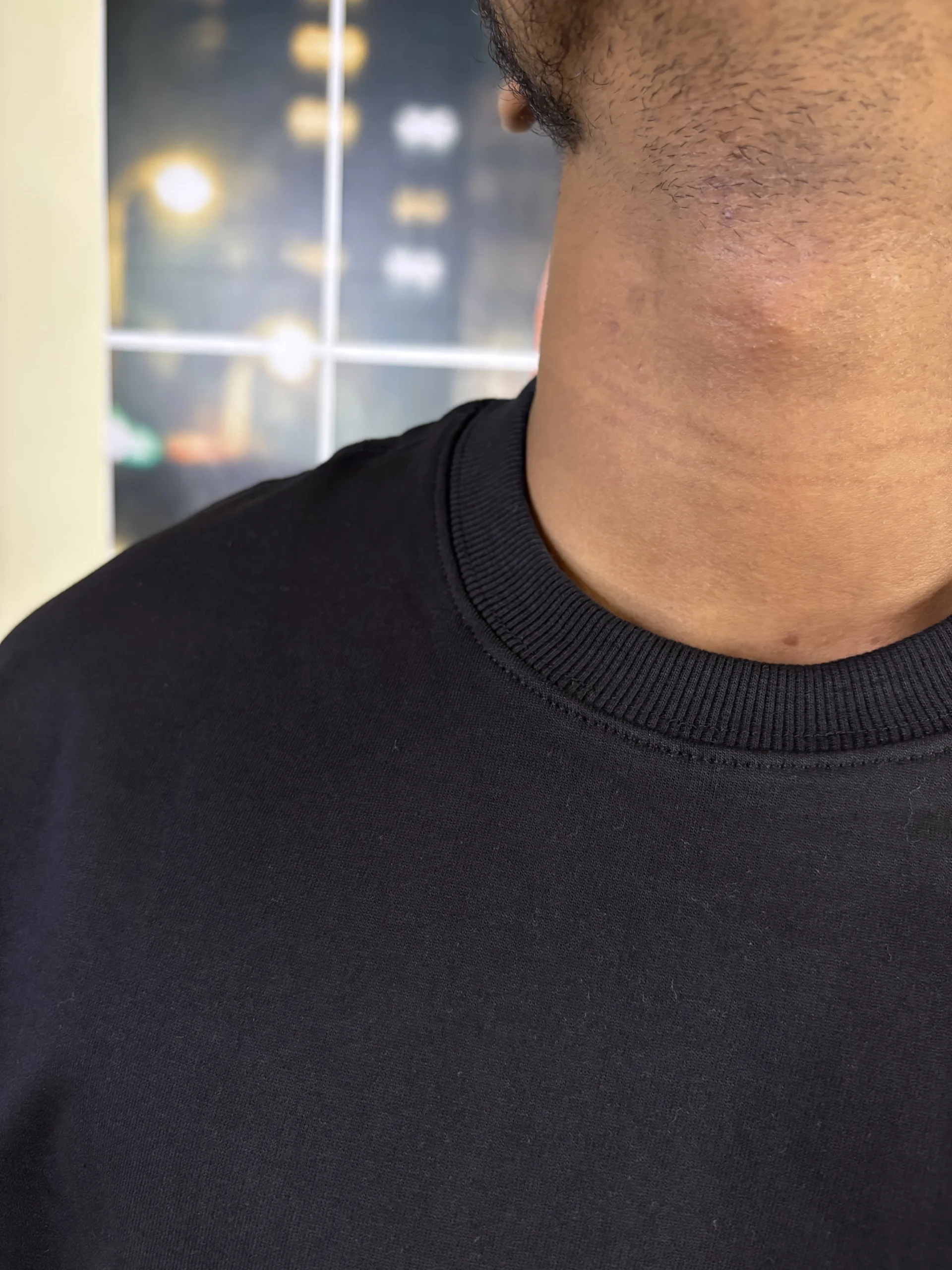 Premium Boxy Fit black Tee - Image 3