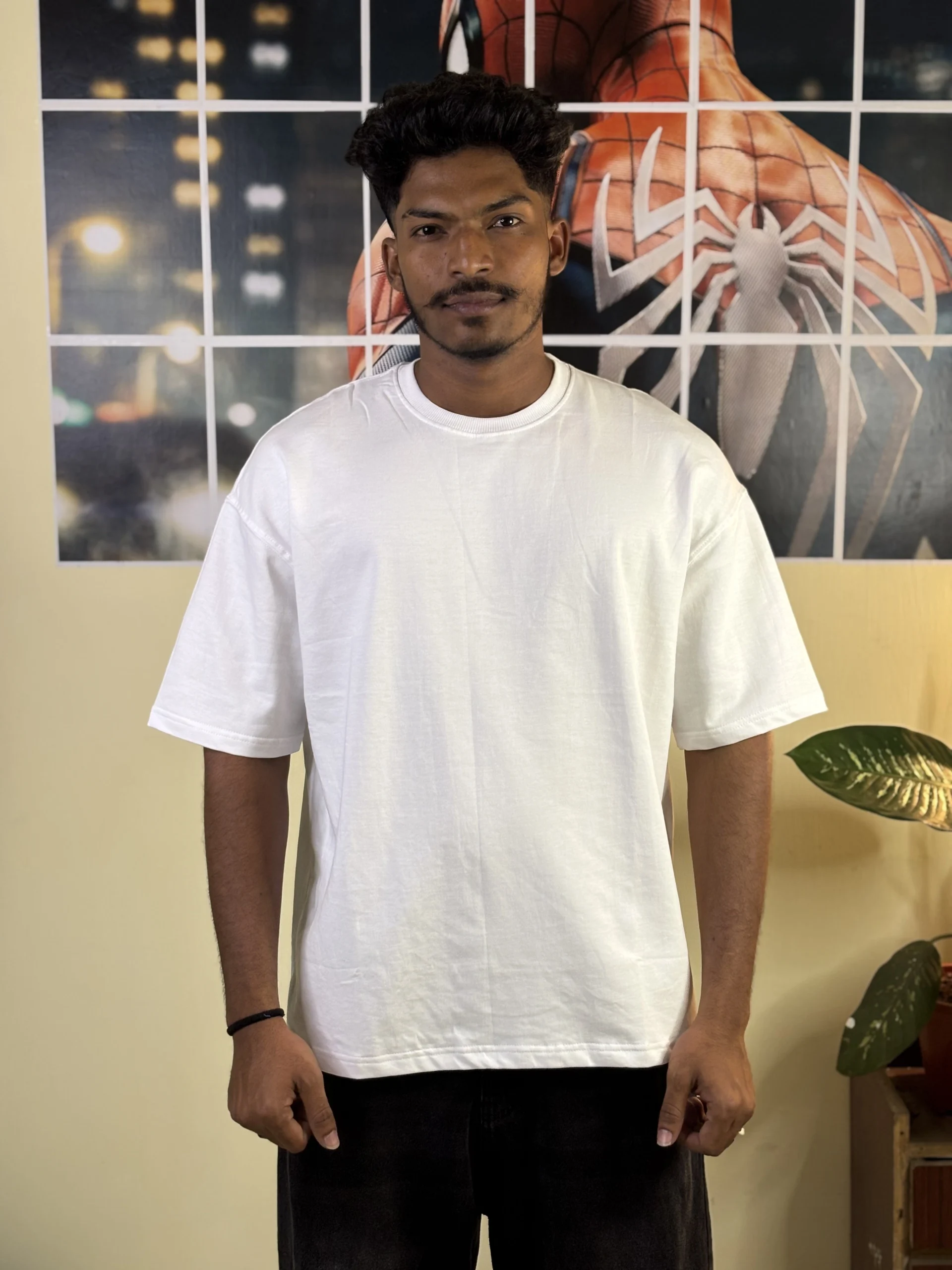 Premium Boxy Fit White Tee