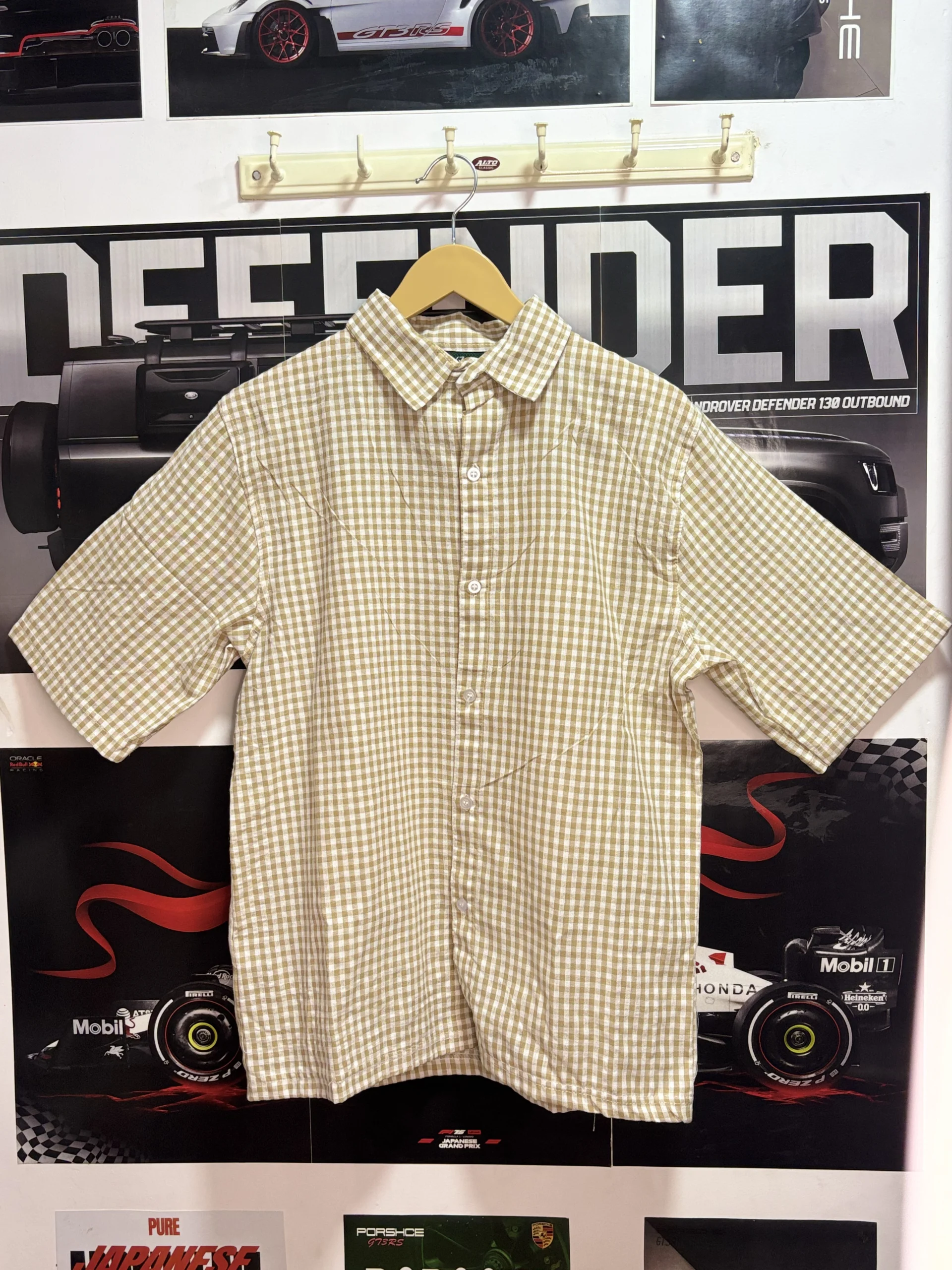 Boxy fit shirts light yellow - Image 3