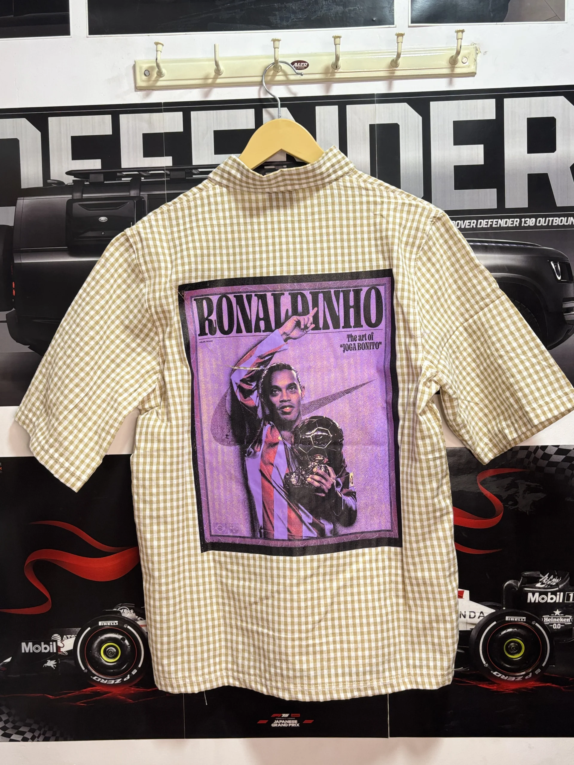 Boxy fit shirts light yellow